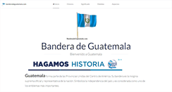 Desktop Screenshot of banderadeguatemala.com