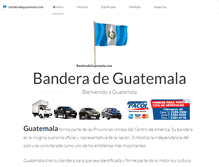 Tablet Screenshot of banderadeguatemala.com